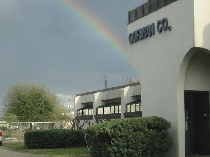 Gorman Company Jaxonville exterior with rainbow in background